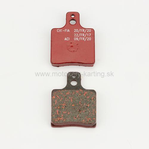 Brzdové platničky MA20 predné (červené) | SADA 2ks
