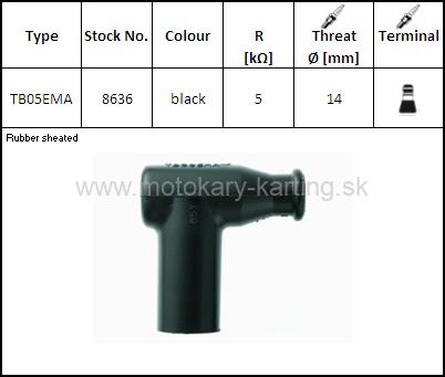 Fajka na sviečku NGK TB 05 EMA – Obrázok 5