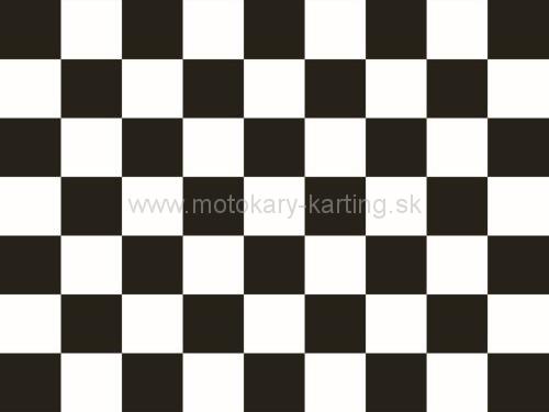 Signalizačná vlajka 80x80cm s drevenou rúčkou – Obrázok 2