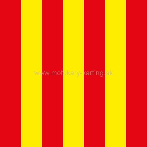 Signalizačná vlajka 80x80cm s drevenou rúčkou – Obrázok 9