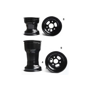 CRG Magnéziové disky SADA 4ks predné 132mm | zadné 212mm