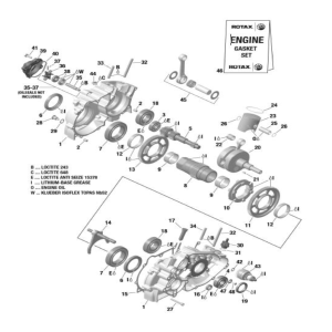 Blok motora ROTAX DD2 komplet