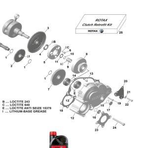 Spojka ROTAX DD2